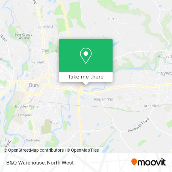 B&Q Warehouse map