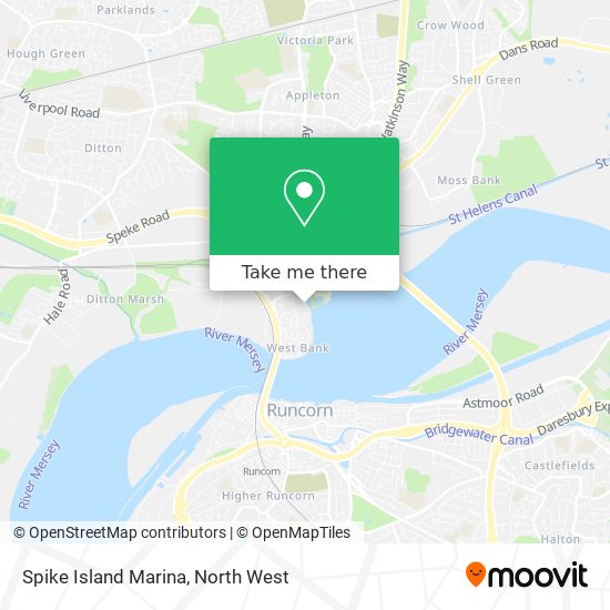 Spike Island Marina map