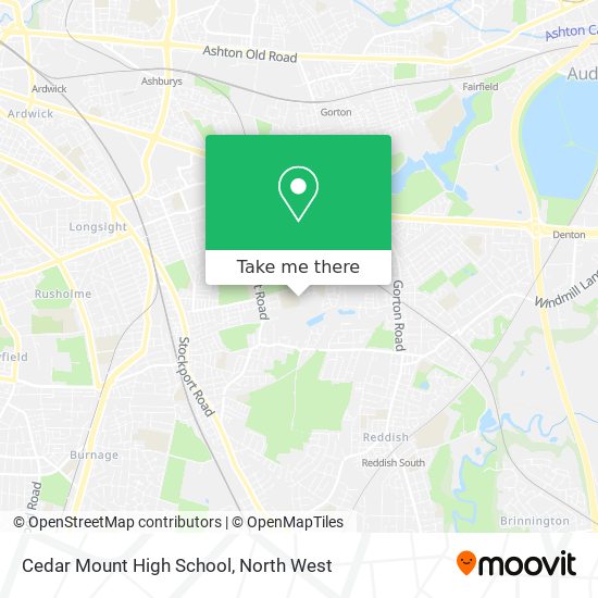 Cedar Mount High School map