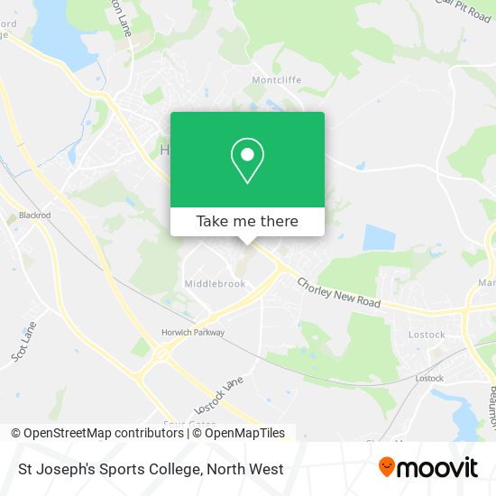 St Joseph's Sports College map