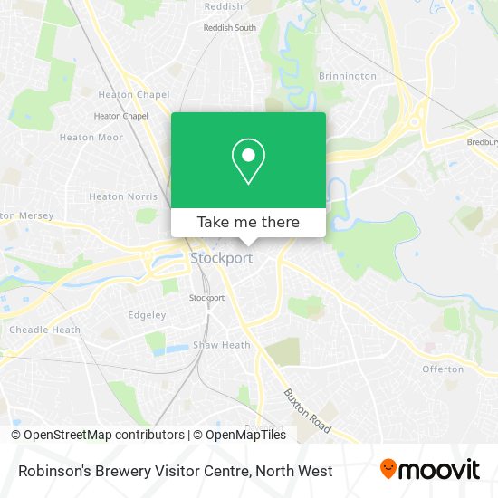 Robinson's Brewery Visitor Centre map