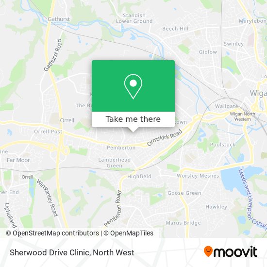Sherwood Drive Clinic map