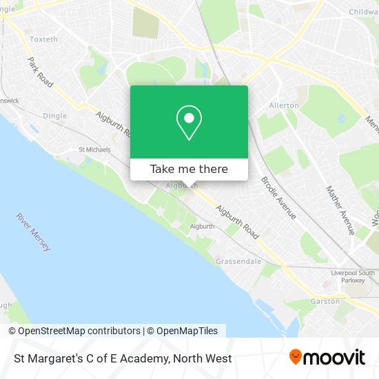 How to get to St Margaret s C of E Academy in Liverpool by Bus or