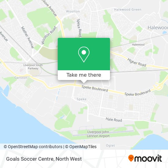 Goals Soccer Centre map