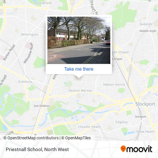 Priestnall School map
