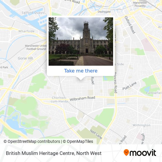 British Muslim Heritage Centre map