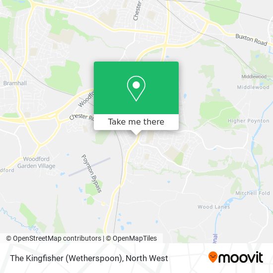 The Kingfisher (Wetherspoon) map