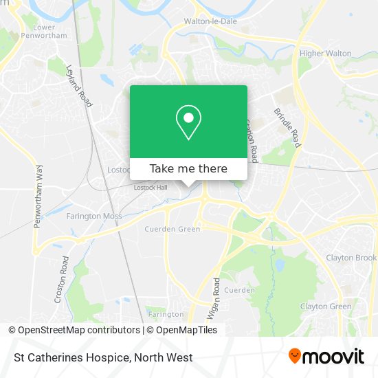 St Catherines Hospice map