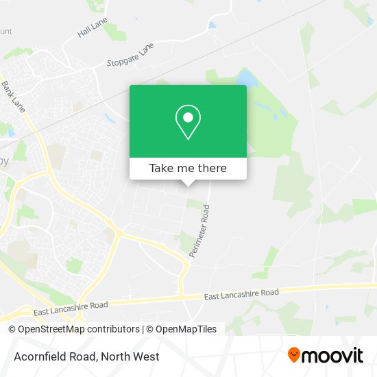 Acornfield Road map