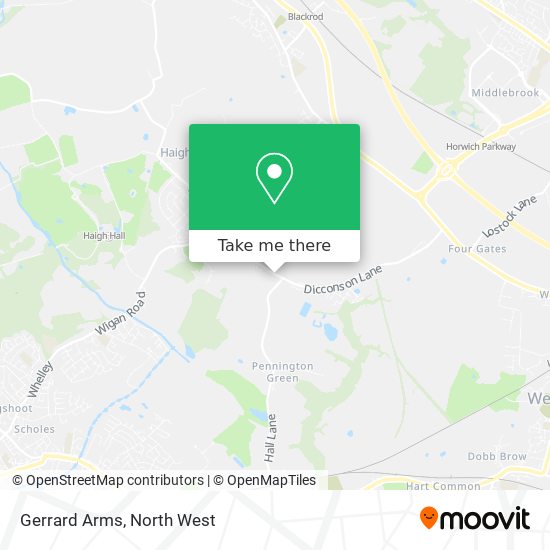 Gerrard Arms map