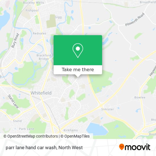 parr lane hand car wash map