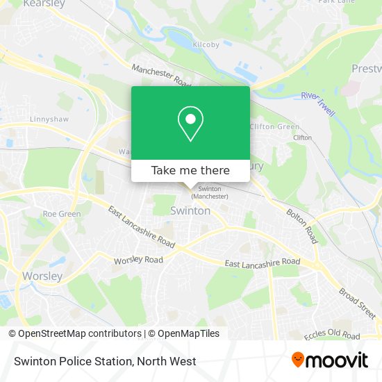 Swinton Police Station map