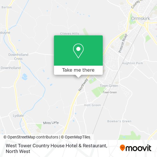 West Tower Country House Hotel & Restaurant map