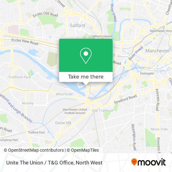 Unite The Union / T&G Office map