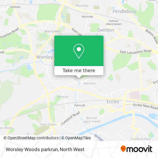 Worsley Woods parkrun map