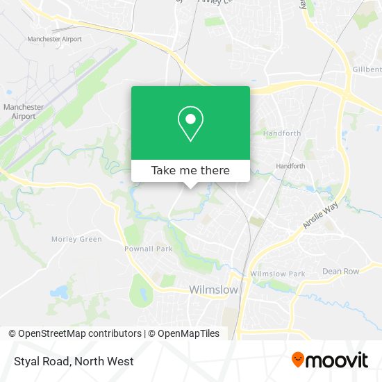 Styal Road map