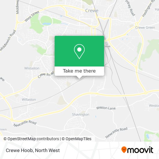 Crewe Hoob map