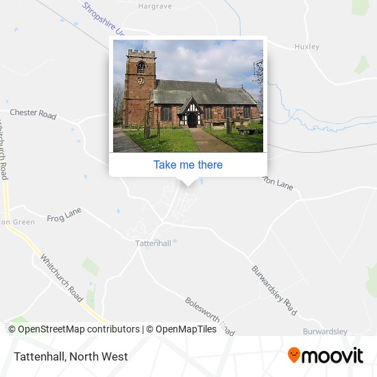 Tattenhall map