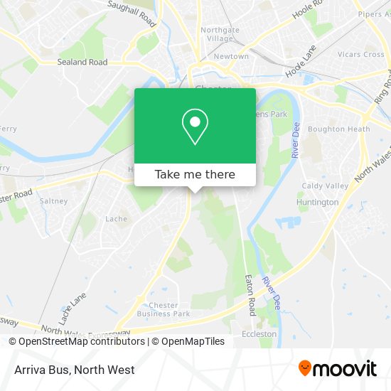 Arriva Bus map