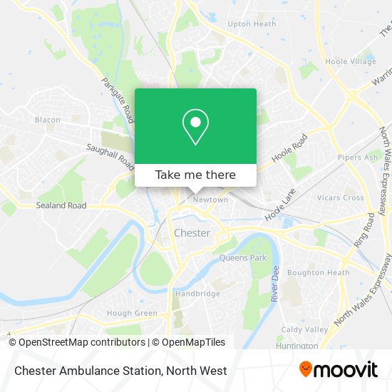 Chester Ambulance Station map