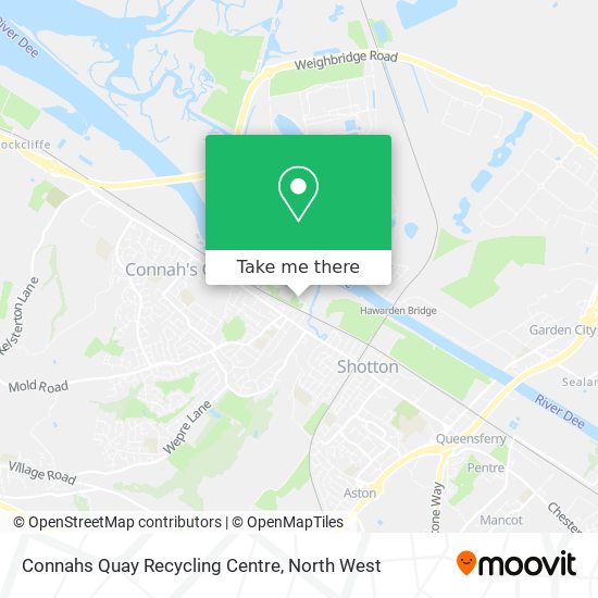 Connahs Quay Recycling Centre map