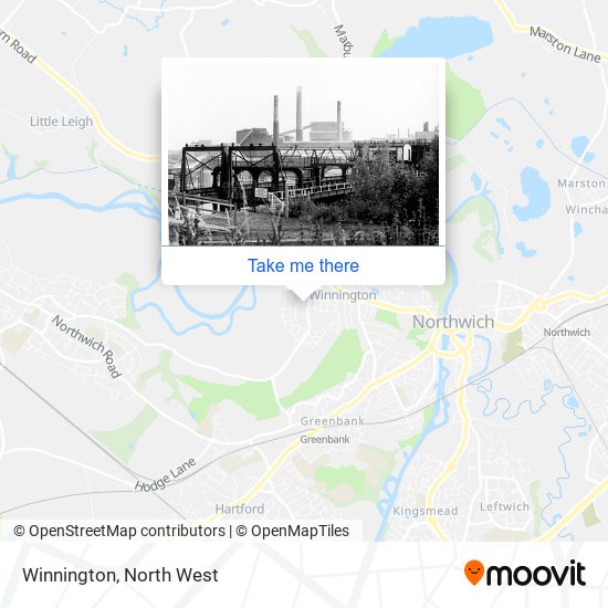 Winnington map