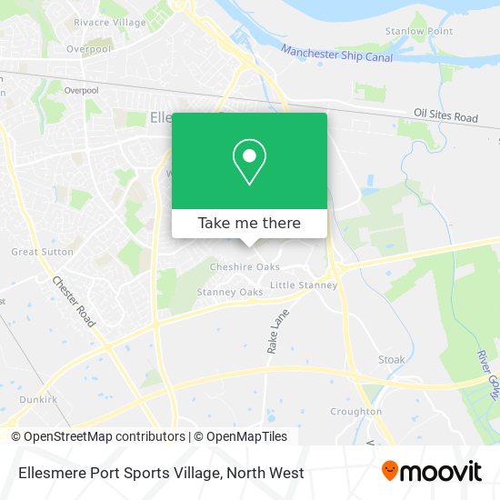 Ellesmere Port Sports Village map