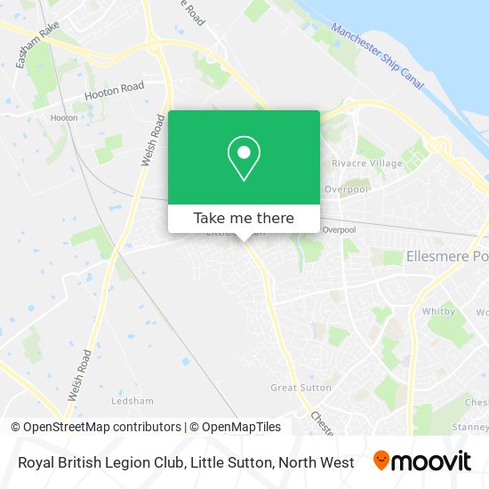 Royal British Legion Club, Little Sutton map