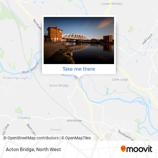 Acton Bridge map