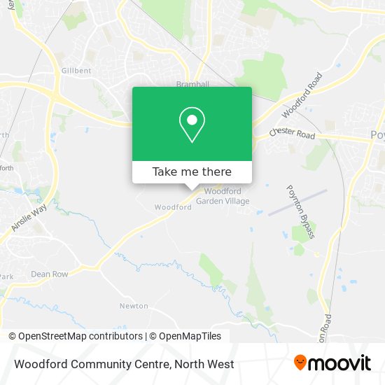 Woodford Community Centre map