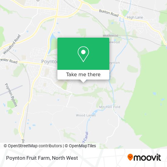 Poynton Fruit Farm map