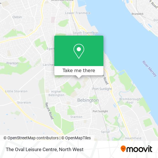 The Oval Leisure Centre map