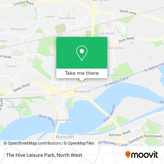 The Hive Leisure Park map