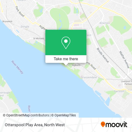 Otterspool Play Area map