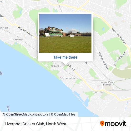 Liverpool Cricket Club map