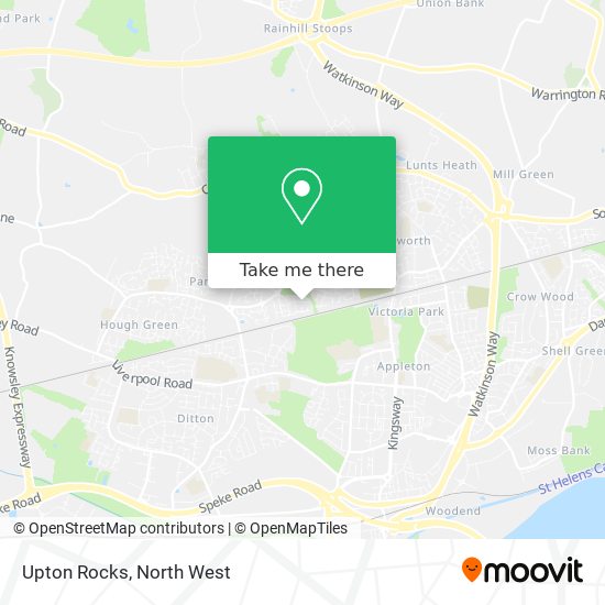 Upton Rocks map