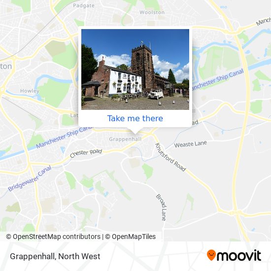 Grappenhall map