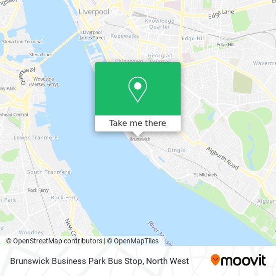 Brunswick Business Park Bus Stop map