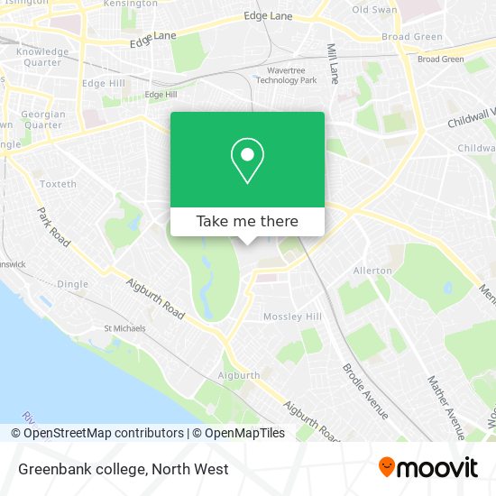 Greenbank college map
