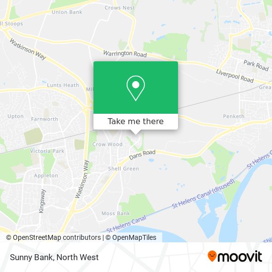 Sunny Bank map