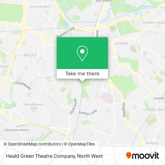 Heald Green Theatre Company map