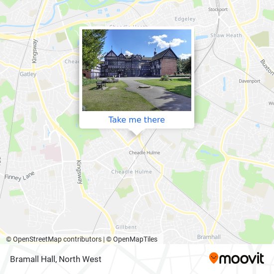 Bramall Hall map
