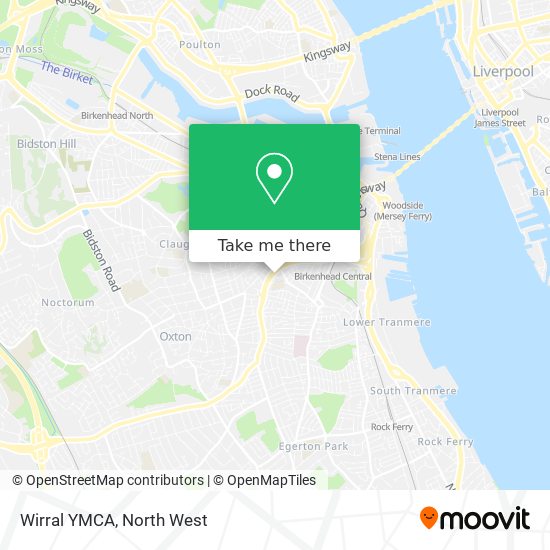 Wirral YMCA map