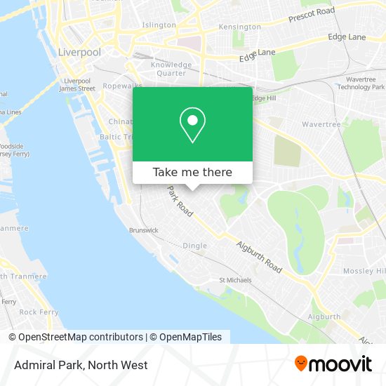 Admiral Park map