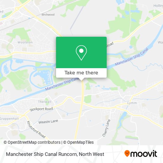 Manchester Ship Canal Runcorn map