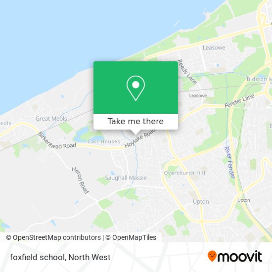 foxfield school map