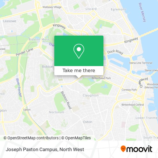 Joseph Paxton Campus map