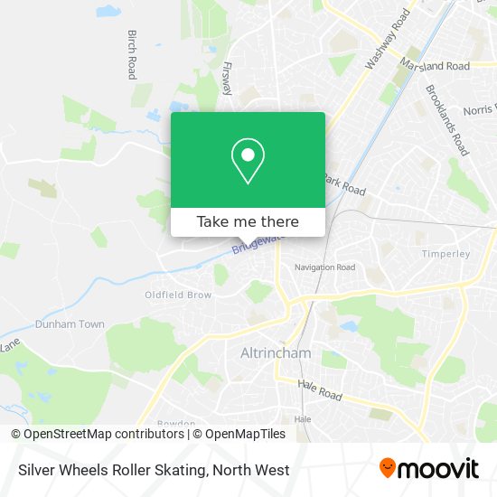 Silver Wheels Roller Skating map
