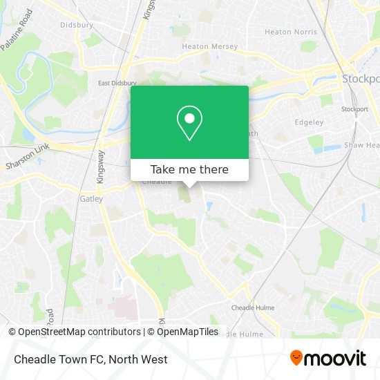Cheadle Town FC map