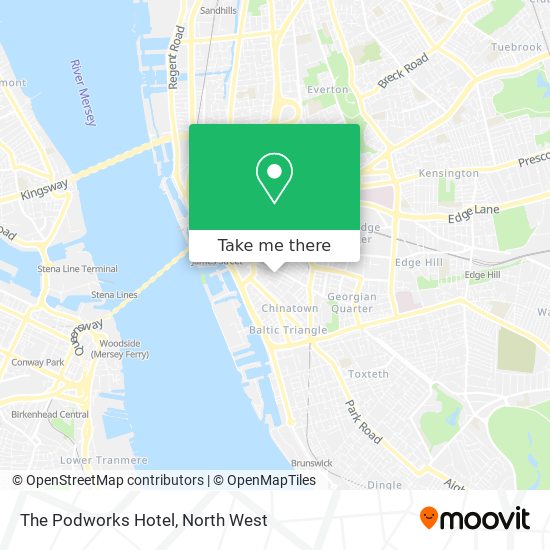 The Podworks Hotel map